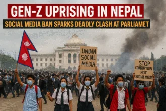 नेपाल में युवाओं का विरोध