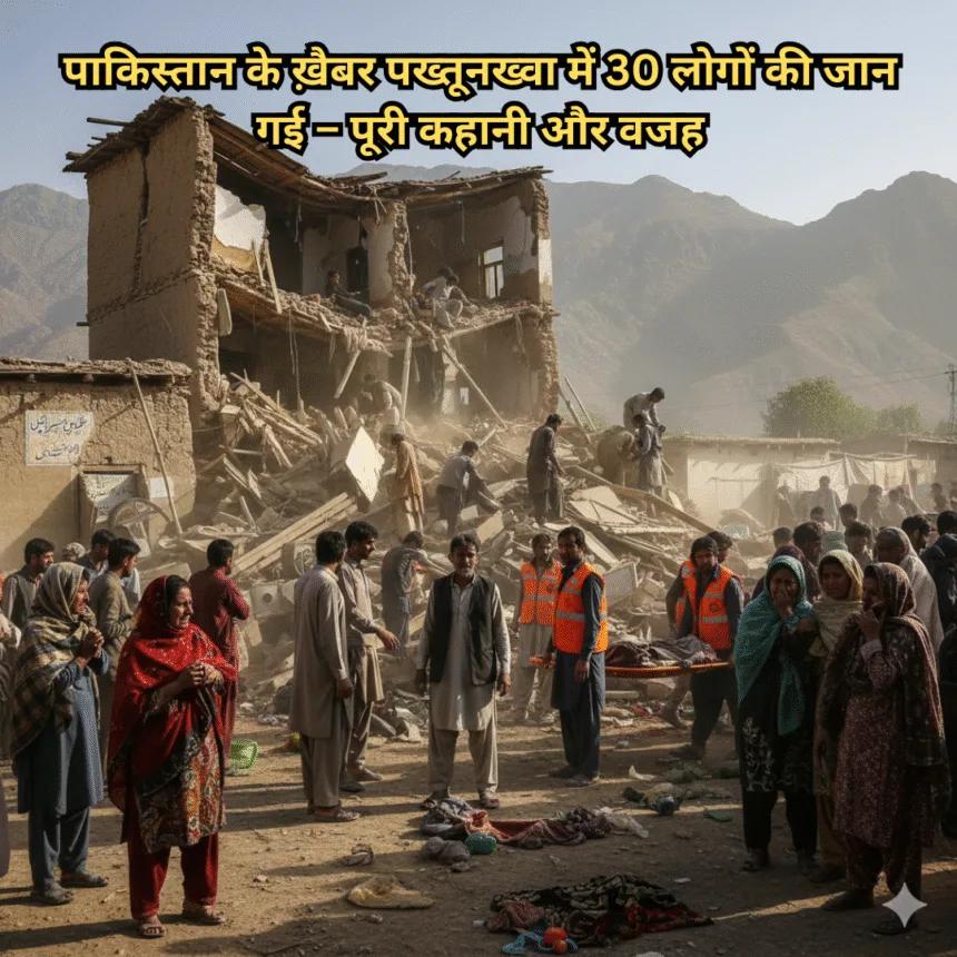 पाकिस्तान के ख़ैबर पख्तूनख्वा में 30 लोगों की जान गई