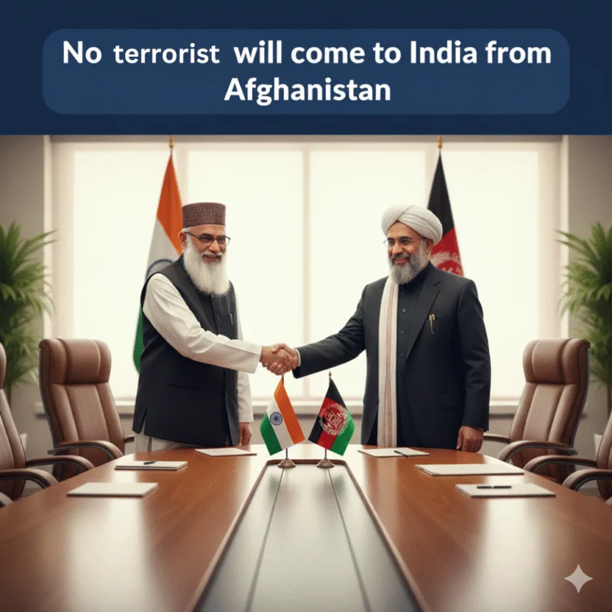 अफगानिस्तान से भारत में कोई आतंकी नहीं आएगा