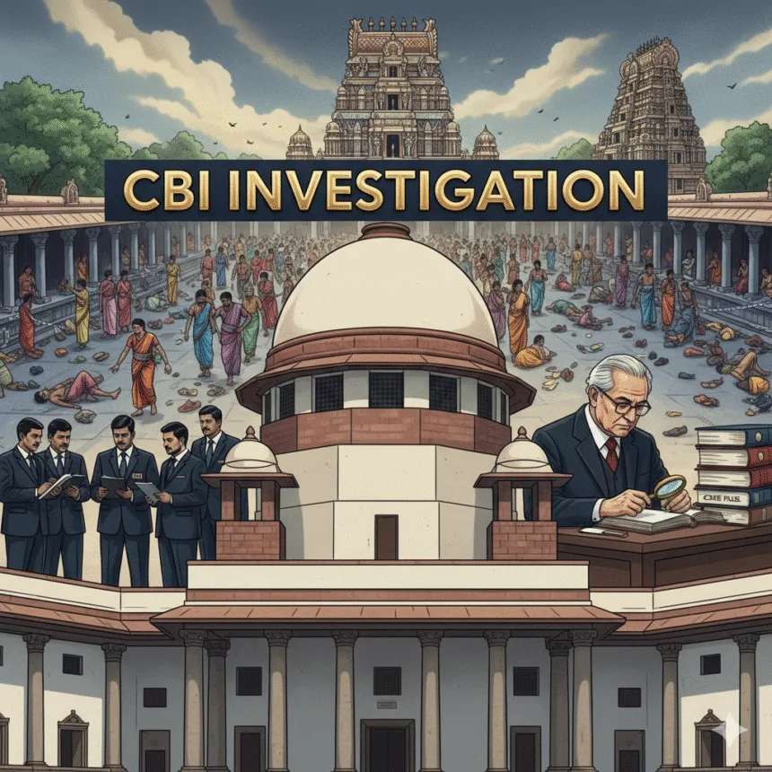 सुप्रीम कोर्ट ने करूर भगदड़ की जांच